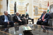 France's Special Envoy to Lebanon Le Drian visits Beirut
