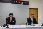 Graz police and prosecutors hold a press conference following school shooting, in Graz