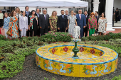 España dona a Panamá una fuente de agua de estilo sevillano para su palacio presidencial