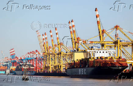 Container Terminal in Bremerhaven