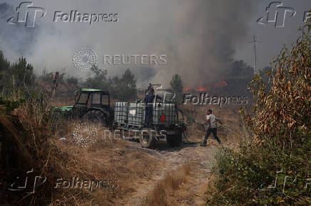 Wildfire in Aguiar da Beira