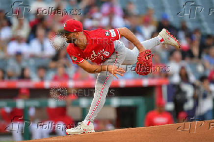 MLB: Cincinnati Reds at Los Angeles Angels