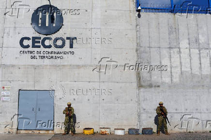 FILE PHOTO: Media tour at CECOT prison in Tecoluca