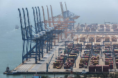 A general view of the Hai Phong International Container Terminal