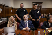 Weinstein appears at Manhattan Criminal Court for his rape and sexual assault trial in New York City