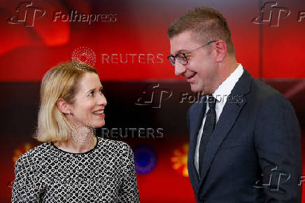 EU High Representative for Foreign Affairs and Security Policy Kaja Kallas visits North Macedonia