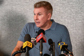 Reality television star Todd Chrisley attends a news conference in Nashville