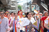 Annual LGBTQ+ Pride parade in Bangkok