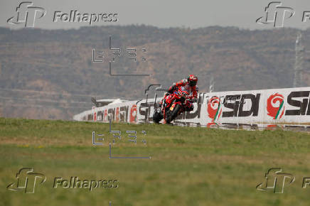 Entrenamientos libres de MotoGP para el Gran Premio de Aragón de Motociclismo