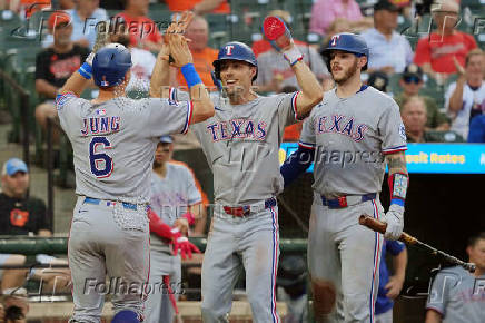 MLB: Texas Rangers at Baltimore Orioles