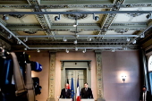 German-French closed-door meeting of finance ministers at Genshagen Castle