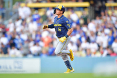 MLB: Milwaukee Brewers at Los Angeles Dodgers