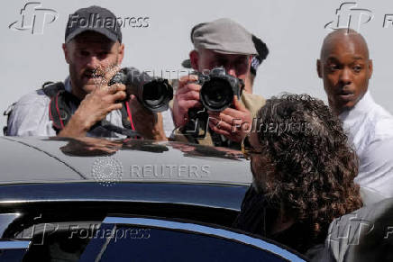 British actor and comedian Russell Brand appears at Westminster Magistrates' Court, in London