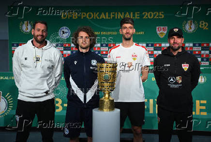DFB Cup - Final - VfB Stuttgart and Arminia Bielefeld Press Conference