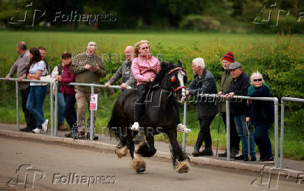 Annual horse fair in Appleby-in-Westmorland