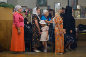 Parishioners celebrate Holy Trinity Day at damaged convent in Donetsk region amid Russia-Ukraine conflict