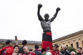 Torcedores do Flamengo na Filadélfia
