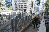 Aftermath of a strike from Iran on Israel, in Ramat Gan