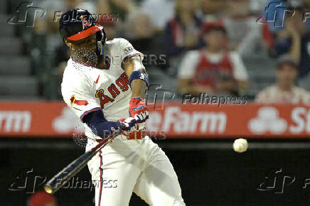 MLB: Texas Rangers at Los Angeles Angels