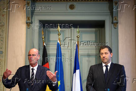 German Finance Minister Klingbeil and French Finance Minister Lombard meet in Genshagen