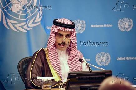 Coletiva de imprensa para a solução pacífica da questão da Palestina e sobre a implementação de uma solução de dois Estados.