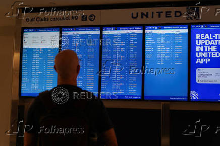 United Airlines system outage grounds flights at Newark Liberty International Airport