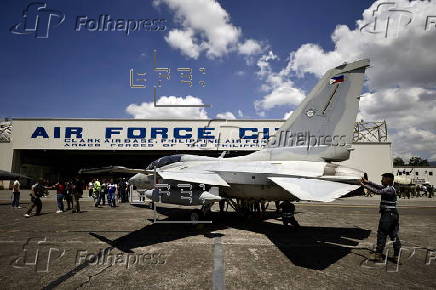 Air Force military drill between the US and the Philippines in Angeles City