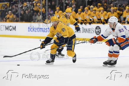 NHL: New York Islanders at Nashville Predators