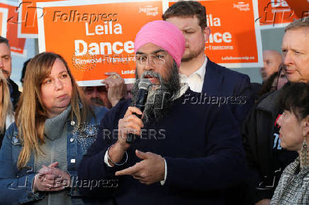 New Democratic Party (NDP) leader Jagmeet Singh visits Winnipeg