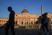 St. Peter's Basilica ahead of the conclave