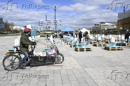 Artwork installation to promote environment and nature conservation of Balic Sea