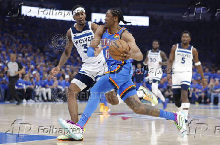 NBA: Playoffs-Minnesota Timberwolves at Oklahoma City Thunder