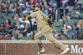 MLB: San Diego Padres at Atlanta Braves