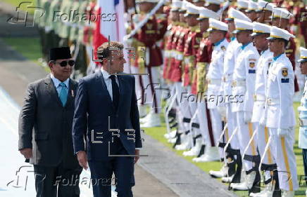 France's President Emmanuel Macron visits Indonesia