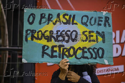 Protesto em São José dos Campos contra o PL da Devastação