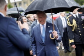 Britain's King Charles III visit Old Spitalfields Market and SXSW London