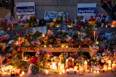 Vigil for Democratic state assemblywoman Melissa Hortman and her husband Mark