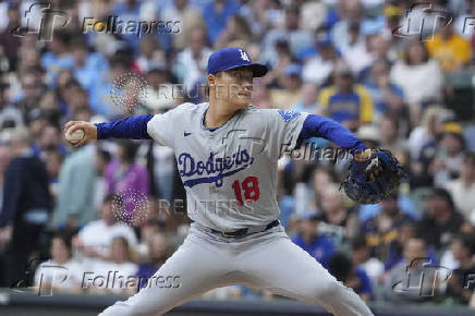 MLB: Los Angeles Dodgers at Milwaukee Brewers