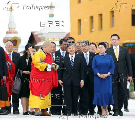 Japanese Emperor Naruhito and Empress Masako on state visit to Mongolia