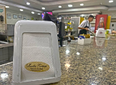 Balcão da padaria mais antiga de São Paulo