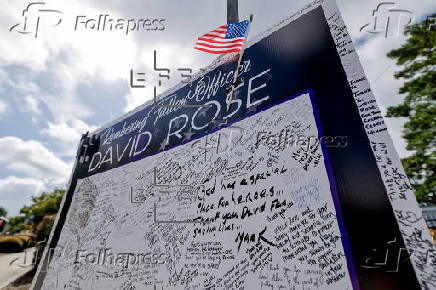 Memorial for slain Dekalb County Police officer killed in CDC shooting in Atlanta