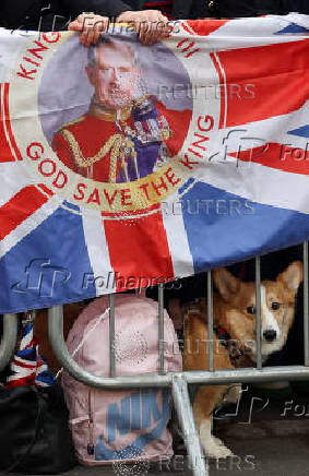 Britain's King Charles distributes Maundy money in Durham