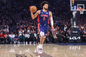 NBA: Playoffs-Detroit Pistons at New York Knicks