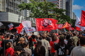 Manifestação Contra Escala 6X1 na Av. Paulista em São Paulo