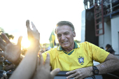 Bolsonaro ato pela anistia em Brasília