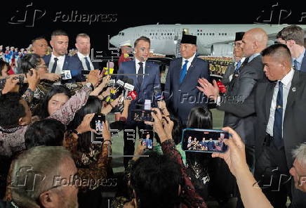 France's President Emmanuel Macron on state visit to Indonesia