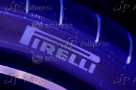 FILE PHOTO: Pirelli logo is seen during Munich Auto Show