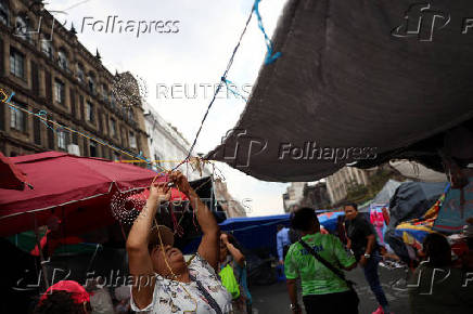 Protest of National Coordination of Education Workers (CNTE) in Mexico City