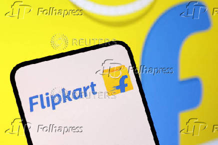 FILE PHOTO: Illustration shows Flipkart logo
