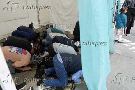 'Eid on the Square' celebrations in Trafalgar Square, London